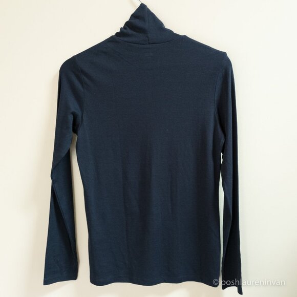 Uniqlo Women's Supima Cotton Modal Long-Sleeve Turtleneck – Bundle of 2 – Size L - Picture 8 of 9